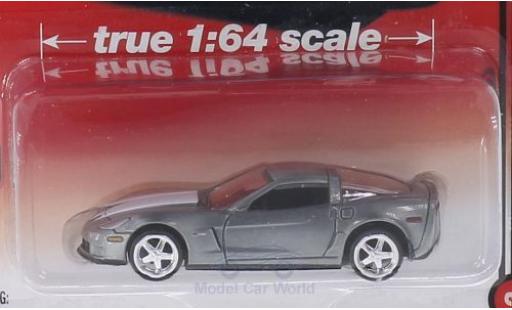 Diecast model cars Chevrolet Corvette 1/64 Auto World Z06 (C6) Special Version grey/white 2012 ohne Vitrine Chevrolet Corvette 1/64 Auto World Z06 (C6) Special Version grey/white 2012 ohne Vitrine diecast model cars