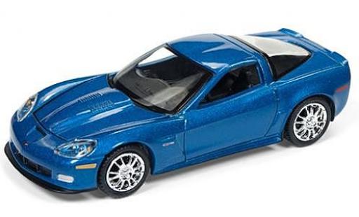Diecast model cars Chevrolet Corvette 1/64 Auto World Z06 metallic blue 2011 sans Vitrine Chevrolet Corvette 1/64 Auto World Z06 metallic blue 2011 sans Vitrine diecast model cars