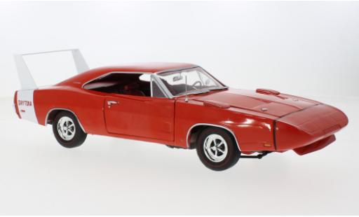 Dodge Charger 1/18 Auto World Daytona rot/weiss 1969 1:18 diecast model cars
