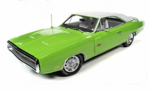 Diecast model cars Dodge Charger 1/18 Auto World R/T green/white 1970 Dodge Charger 1/18 Auto World R/T green/white 1970 diecast model cars