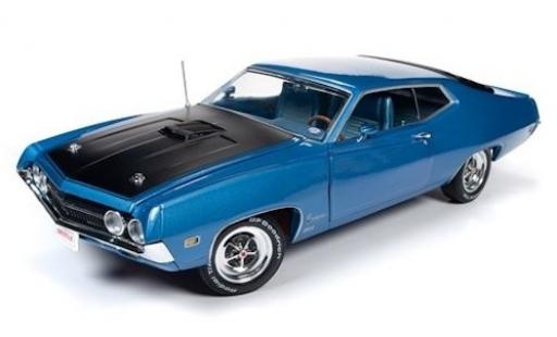 Ford Torino 1/18 Auto World Cobra metallic blue/black 1970 diecast model cars
