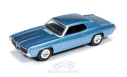 Mercury Cougar 1/18 Auto World metallic blue 1970 ohne Vitrine diecast model cars