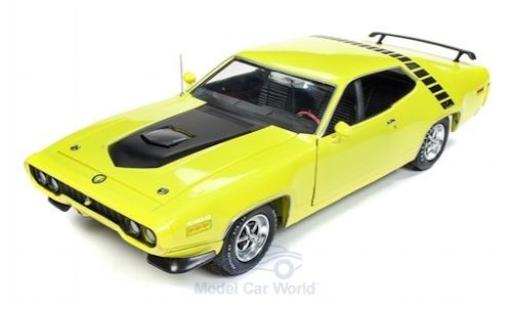 Plymouth Road Runner 1/18 Auto World green/black 1971 diecast model cars