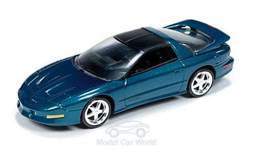 Diecast model cars Pontiac Firebird 1/64 Auto World T/A metallic green/matt-black 1993 Pontiac Firebird 1/64 Auto World T/A metallic green/matt-black 1993 diecast model cars