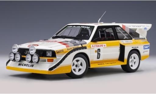Diecast model cars Audi Quattro 1/18 AUTOart S1 No.6 HB Team Rallye Monte Carlo 1986 H.Mikkola/A.Hertz Audi Quattro 1/18 AUTOart S1 No.6 HB Team Rallye Monte Carlo 1986 H.Mikkola/A.Hertz diecast model cars