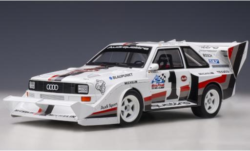 Audi Sport Quattro 1/18 AUTOart Sport quattro S1 E2 No.1 International Hill Climb Pikes Peak 1987 diecast model cars