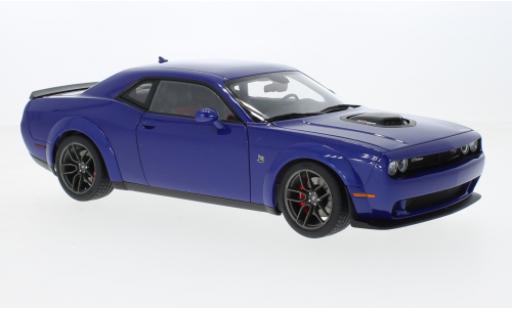 Dodge Challenger 1/18 AUTOart R/T Scat Pack Shaker Widebody blue 2022 diecast model cars
