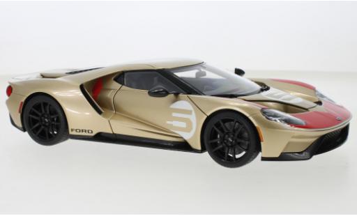 Ford GT 1/18 AUTOart Heritage Edition gold/red Holman Moody Racing 2022 diecast model cars