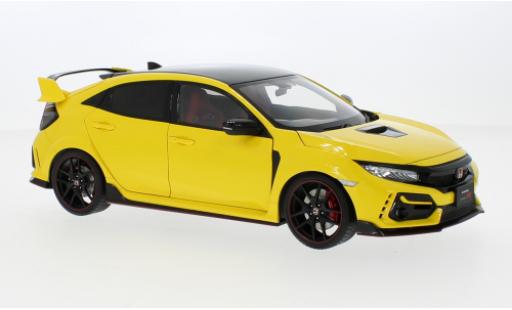 Diecast model cars Honda Civic 1/18 AUTOart Type R (FK8) yellow RHD 2021 Honda Civic 1/18 AUTOart Type R (FK8) yellow RHD 2021 diecast model cars