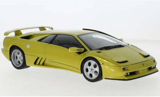 Diecast model cars Lamborghini Diablo 1/18 AUTOart SE30 metallise yellow 1993 Lamborghini Diablo 1/18 AUTOart SE30 metallise yellow 1993 diecast model cars