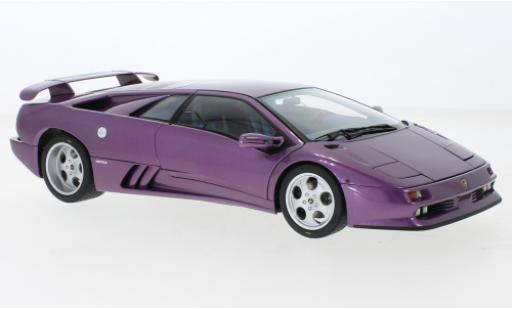 Diecast model cars Lamborghini Diablo 1/18 AUTOart SE30 metallise purple 1993 Lamborghini Diablo 1/18 AUTOart SE30 metallise purple 1993 diecast model cars