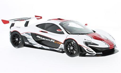 McLaren P1 1/18 AUTOart GTR white/red 2015 diecast model cars