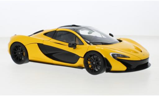 McLaren P1 1/18 AUTOart metallise yellow 2013 diecast model cars