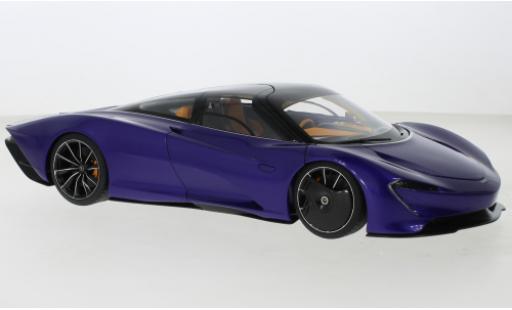 Diecast model cars McLaren Speedtail 1/18 AUTOart SpeedTail purple/black 2020 McLaren Speedtail 1/18 AUTOart SpeedTail purple/black 2020 diecast model cars