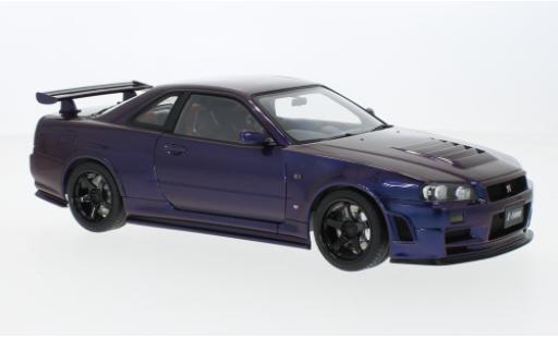 Nissan Skyline 1/18 AUTOart GT-R (R34) Z-Tune metallise violett 2005 diecast model cars