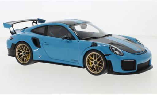 Porsche 991 GT2 RS 1/18 AUTOart 911 (.2) blue 2017 diecast model cars