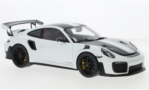 Porsche 991 GT2 RS 1/43 AUTOart 911 white 2017 diecast model cars