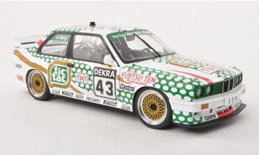 Diecast model cars Bmw M3 1/18 AUTOart (E30) No.43 Tic Tac DTM 1991 1:18 Bmw M3 1/18 AUTOart (E30) No.43 Tic Tac DTM 1991 1:18 diecast model cars