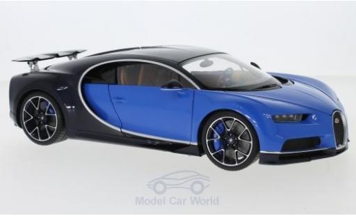 Diecast model cars Bugatti Chiron 1/18 AUTOart blue/blue 2017 Bugatti Chiron 1/18 AUTOart blue/blue 2017 diecast model cars