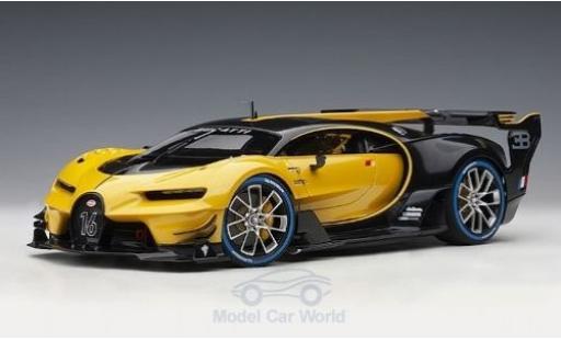 Bugatti Vision 1/18 AUTOart GT yellow/black 2015 diecast model cars