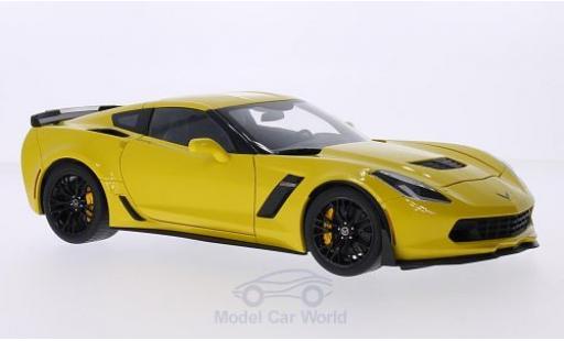 Diecast model cars Chevrolet Corvette C7 1/18 AUTOart (C7) Z06 yellow 2014 Chevrolet Corvette C7 1/18 AUTOart (C7) Z06 yellow 2014 diecast model cars