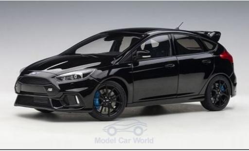 Ford Focus 1/18 AUTOart MKIII RS black 2016 diecast model cars