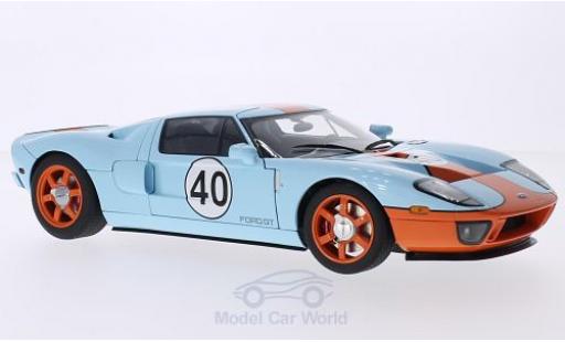 Diecast model cars Ford GT 1/18 AUTOart blue/orange 2004 Ford GT 1/18 AUTOart blue/orange 2004 diecast model cars