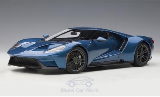 Diecast model cars Ford GT 1/18 AUTOart metallic blue 2017 Ford GT 1/18 AUTOart metallic blue 2017 diecast model cars