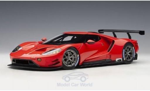 Ford GT 1/18 AUTOart red 2016 Plain Body Version diecast model cars
