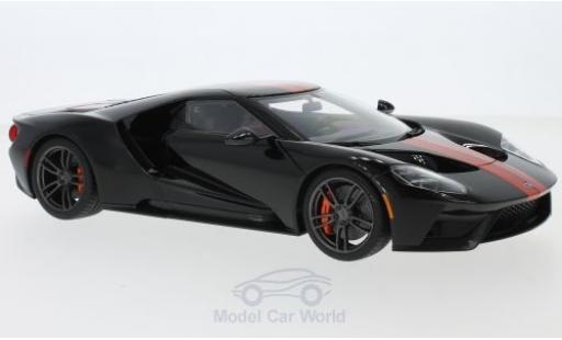 Ford GT 1/18 AUTOart black/orange 2017 diecast model cars