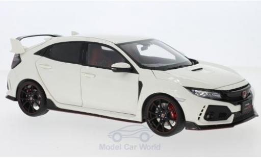 Honda Civic 1/18 AUTOart Type R (FK8) white RHD 2017 diecast model cars