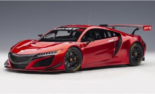Diecast model cars Honda NSX 1/18 AUTOart GT3 red 2018 Plain Body Version Honda NSX 1/18 AUTOart GT3 red 2018 Plain Body Version diecast model cars