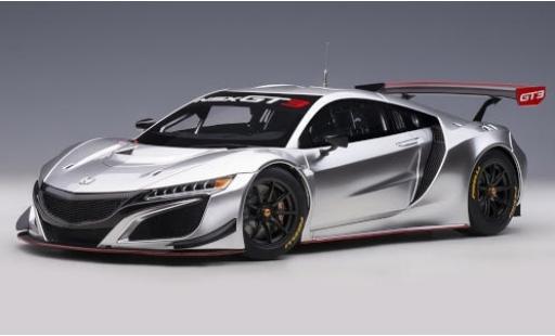 Diecast model cars Honda NSX 1/18 AUTOart GT3 grey 2018 Plain Body Version Honda NSX 1/18 AUTOart GT3 grey 2018 Plain Body Version diecast model cars