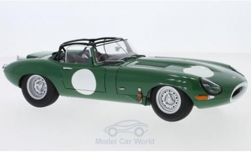Jaguar E-Type 1/18 AUTOart Lightweight green RHD mit abnehmbarem Dach diecast model cars