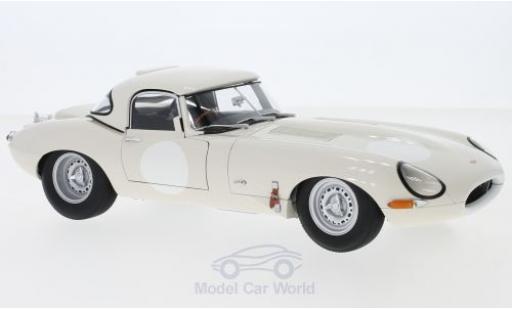 Jaguar E-Type 1/18 AUTOart Lightweight white RHD mit abnehmbarem Dach diecast model cars