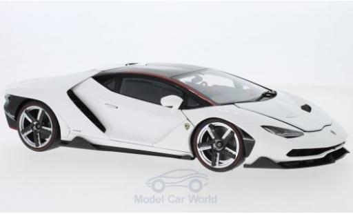 Lamborghini Centenario 1/18 AUTOart white diecast model cars