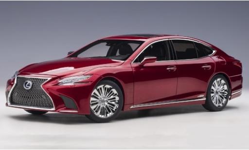 Lexus LS 1/18 AUTOart 500h metallic red 2018 diecast model cars