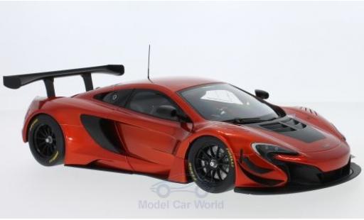McLaren 650 1/18 AUTOart S GT3 metallic orange 2017 diecast model cars