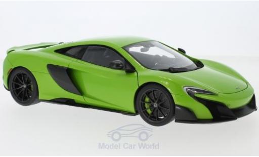 McLaren 675 1/18 AUTOart LT green 2016 diecast model cars