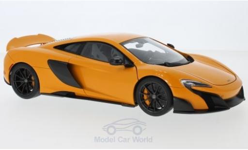 McLaren 675 1/18 AUTOart LT orange 2016 diecast model cars