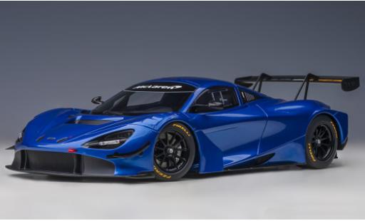 McLaren 720 1/18 AUTOart S GT3 metallic blue 2019 diecast model cars