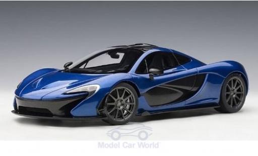 McLaren P1 1/18 AUTOart metallic blue 2013 diecast model cars