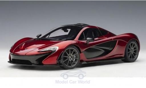 McLaren P1 1/18 AUTOart metallic red 2013 diecast model cars
