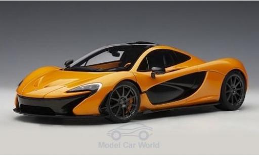 McLaren P1 1/18 AUTOart orange 2013 diecast model cars