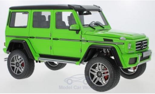 Mercedes Classe G 1/18 AUTOart G500 4x4 green 2016 diecast model cars