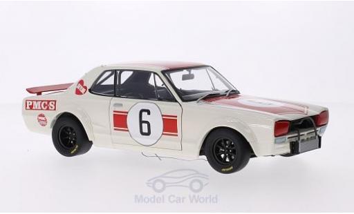 Nissan Skyline 1/18 AUTOart GT-R (KPGC10) RHD No.6 GP Japan 1971 K.Takahashi diecast model cars