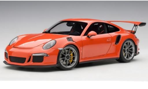 Porsche 991 GT3 RS 1/18 AUTOart 911 () GT3 RS orange 2016 diecast model cars
