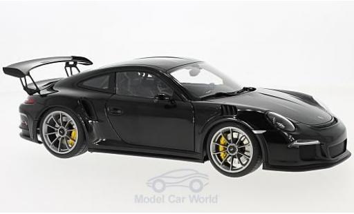 Porsche 991 GT3 RS 1/18 AUTOart 911 () GT3 RS black 2016 diecast model cars
