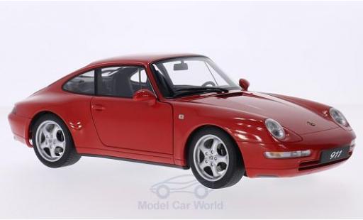 Porsche 993 1/18 AUTOart 911 () Carrera red 1995 diecast model cars