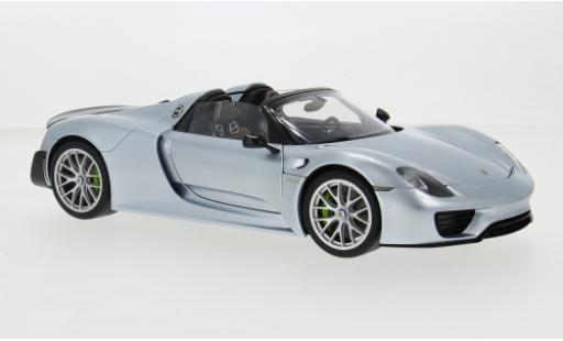 Diecast model cars Porsche 918 1/18 AUTOart Spyder Weissach Package blau 1:18 Porsche 918 1/18 AUTOart Spyder Weissach Package blau 1:18 diecast model cars
